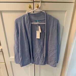 J Mclaughlin Cashmere light blue sweater